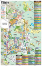 Poway Map, San Diego County - POSTER PRINTS
