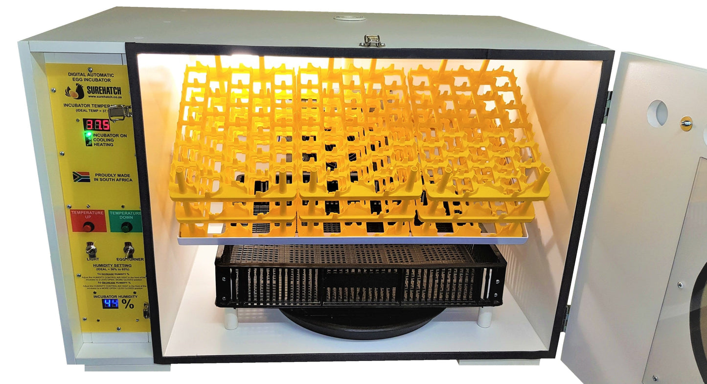 370 Egg Homesteader Incubator - Surehatch Auto Digital Egg Incubator