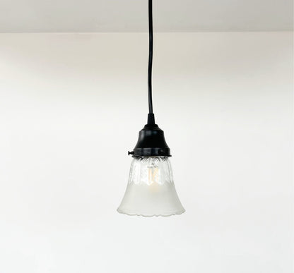 Delicate Frost and Clear Square/Cross Glass Wall Sconce/Pendant Light