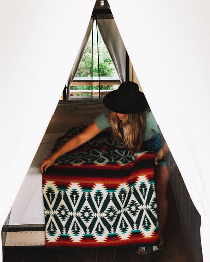 Quichua Blanket - Campfire | Kitchen + Metal