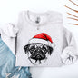 Pug, Santa, Dog, Christmas, Dog Lover, Pet Sweatshirt