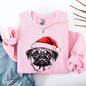 Pug, Santa, Dog, Christmas, Dog Lover, Pet Sweatshirt