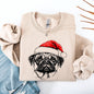 Pug, Santa, Dog, Christmas, Dog Lover, Pet Sweatshirt