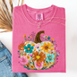 Pumpkin Floral, Halloween, Fall, Autumn, Comfort Colors T-Shirt