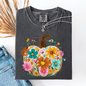Pumpkin Floral, Halloween, Fall, Autumn, Comfort Colors T-Shirt
