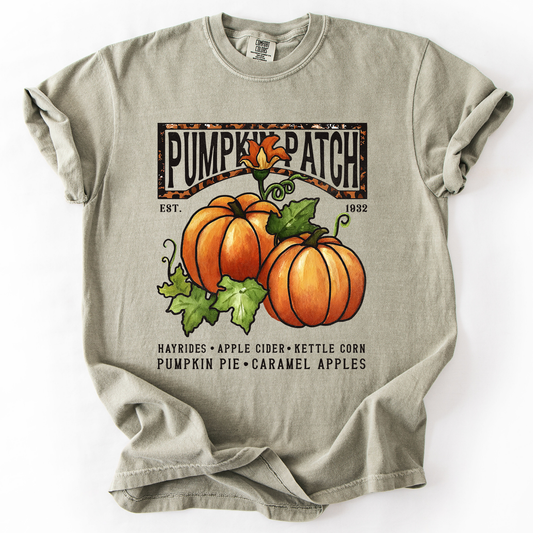 Pumpkin Patch, Autumn, Fall, Halloween, Comfort Colors T-Shirt