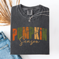 Pumpkin Season, Fall Retro Varsity, Autumn, Comfort Colors T-Shirt