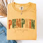 Pumpkin Season, Fall Retro Varsity, Autumn, Comfort Colors T-Shirt