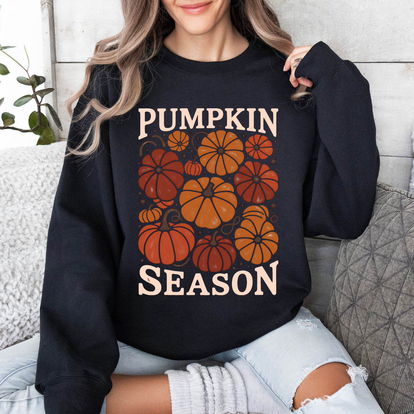 Pumpkin Season, Fall, Autumn Sweatshirt