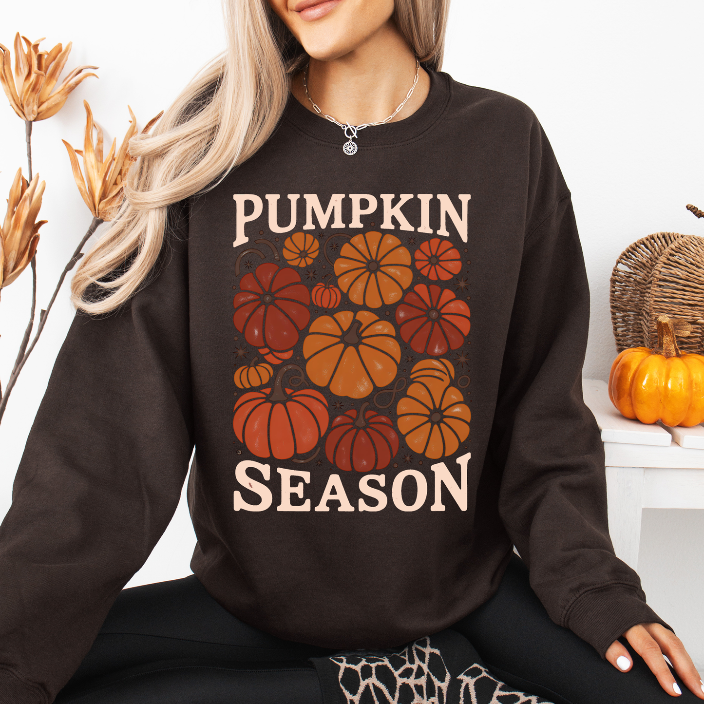 Pumpkin Season, Fall, Autumn Sweatshirt
