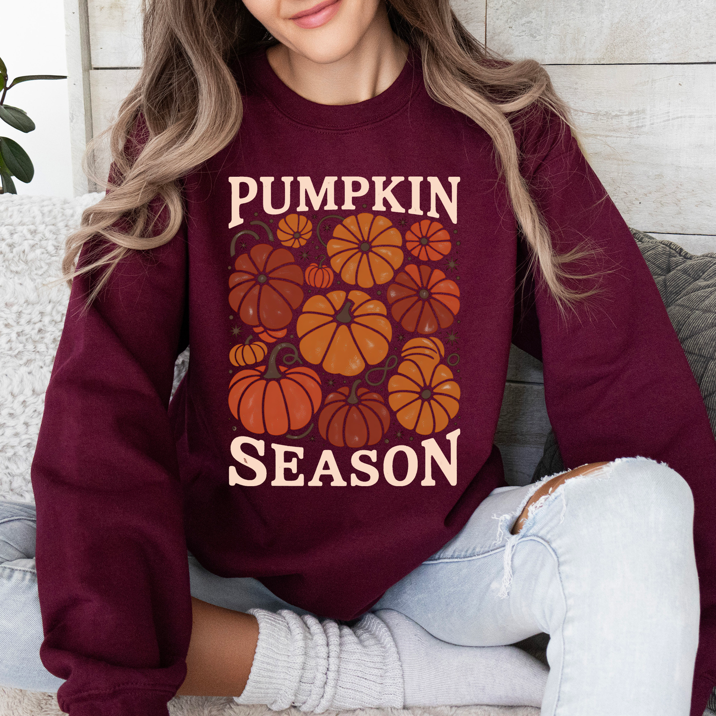 Pumpkin Season, Fall, Autumn Sweatshirt
