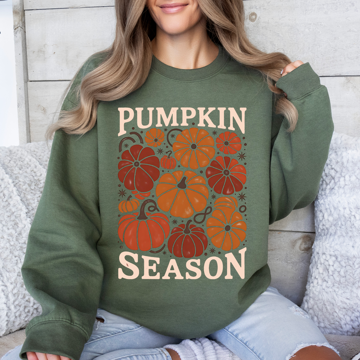 Pumpkin Season, Fall, Autumn Sweatshirt