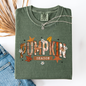 Pumpkin Season, Stars and Leaves, Autumn, Fall, Comfort Colors T-Shirt