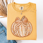 Pumpkin, Faux Lace, Coquette, Pattern, Halloween, Autumn, Fall, Comfort Colors T-Shirt