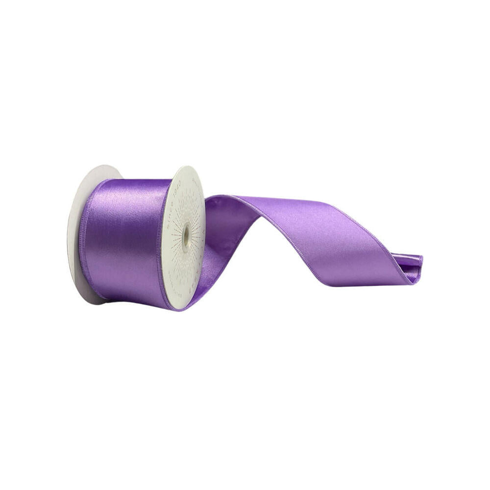 2.5"x10yd Lavender Satin Ribbon