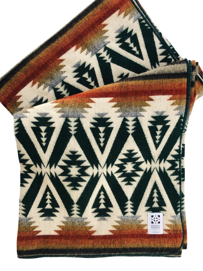 Quichua Blanket - Evergreen Autumn | Blankets | Kitchen + Metal