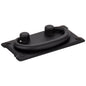 3" Center-to-Center Matte Black Rectangle Verona Cabinet Drop Pull