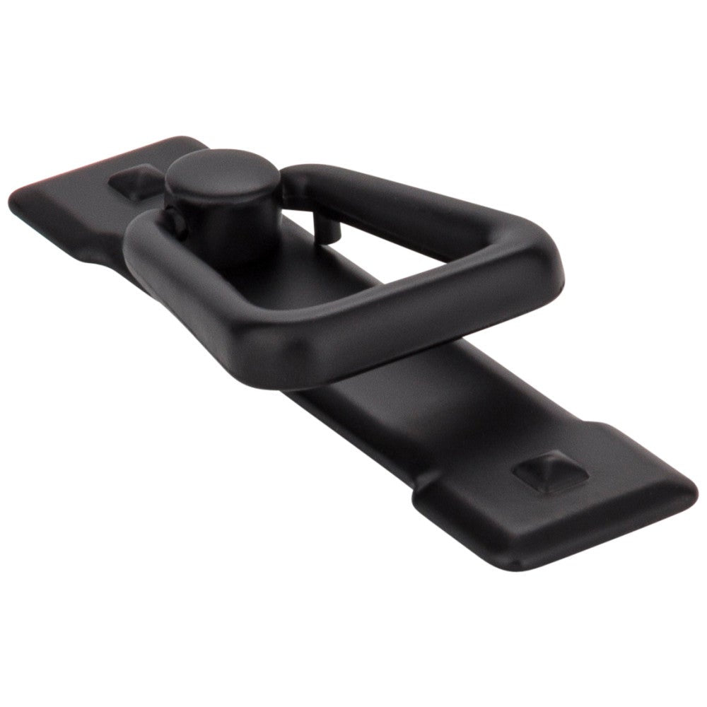 2-1/4" Center-to-Center Matte Black Rectangle Verona Cabinet Drop Pull