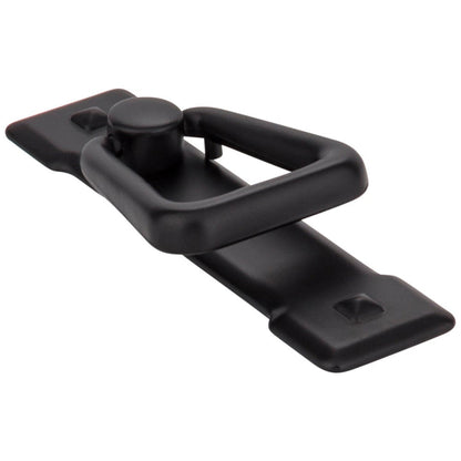 2-1/4" Center-to-Center Matte Black Rectangle Verona Cabinet Drop Pull
