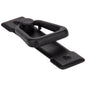 2-1/4" Center-to-Center Matte Black Rectangle Verona Cabinet Drop Pull