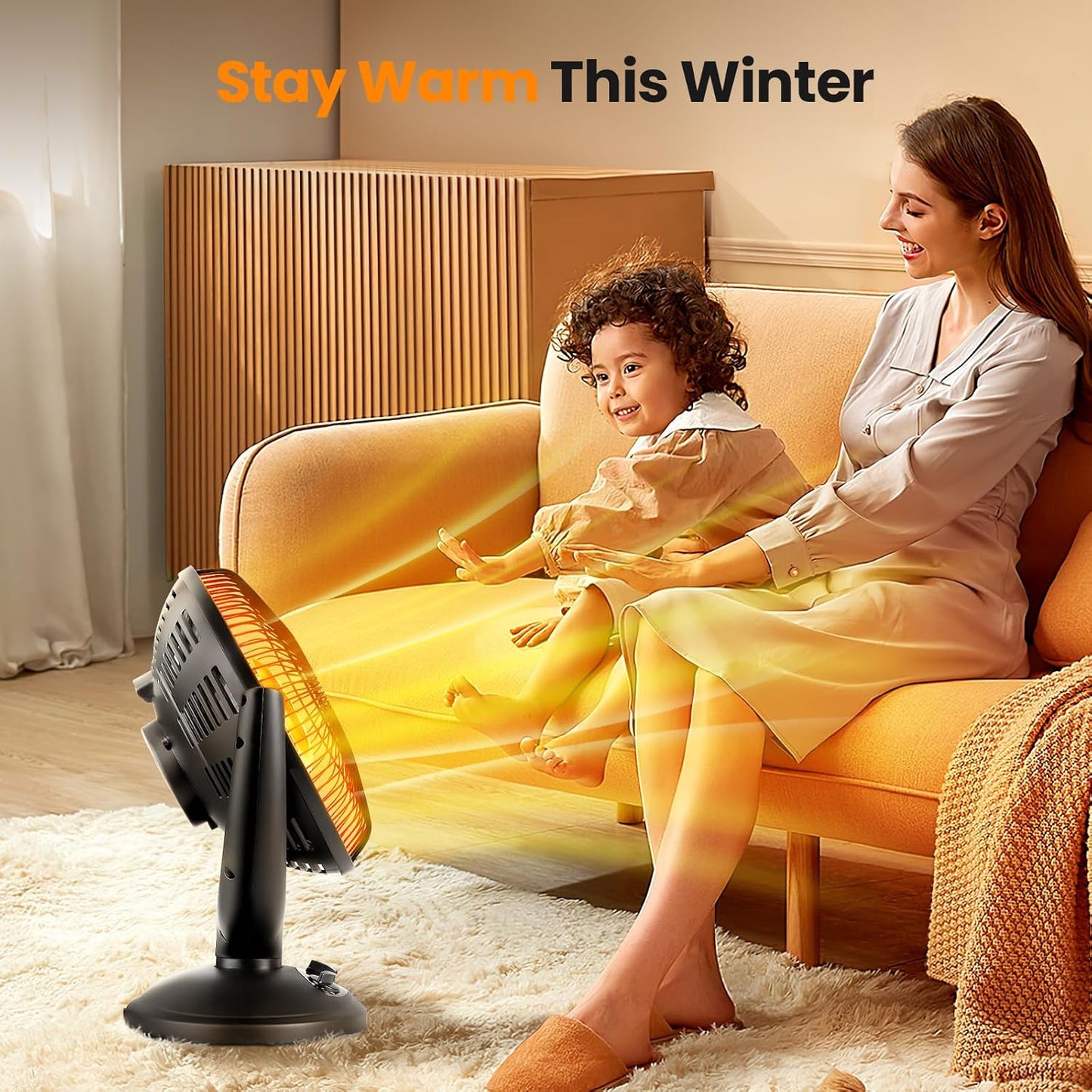 Kismile Portable Electric Space Heater Series