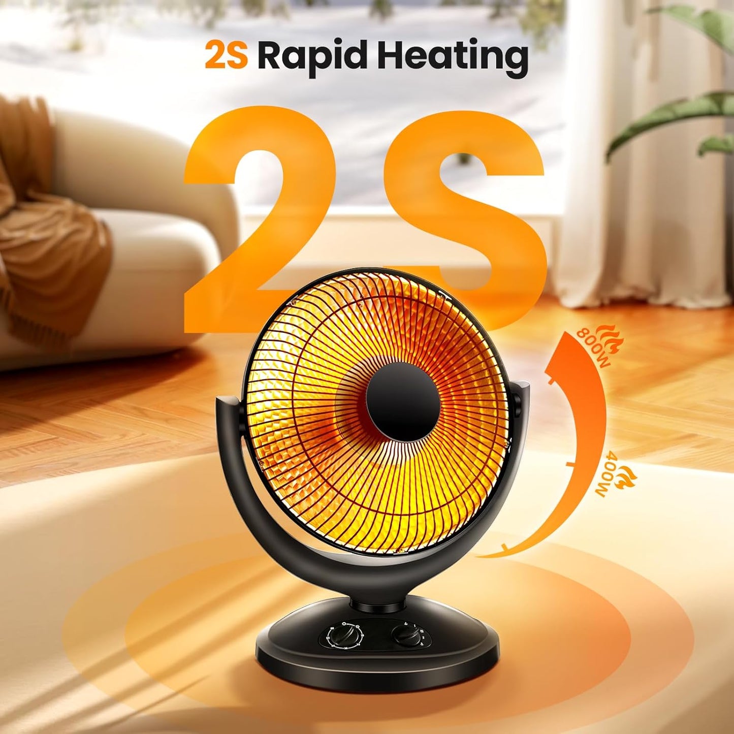 Kismile Portable Electric Space Heater Series