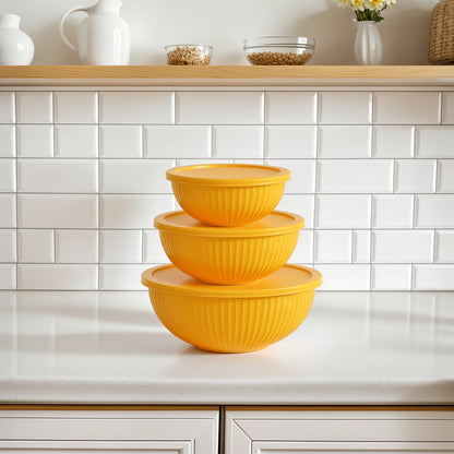 Rainbowl Glass Mixing Set (Set of 3)