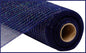 10"X10YD METALLIC MESH NAVY W/LASER SILVER FOIL