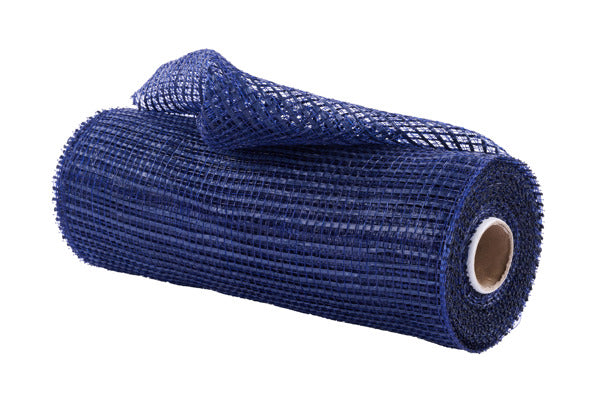 10"X10YD HORIZONTAL WIDE STRIPE MESH NAVY BLUE