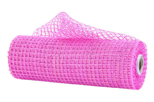 10"X10YD METALLIC/POLY MESH HOT PINK/RED/GOLD