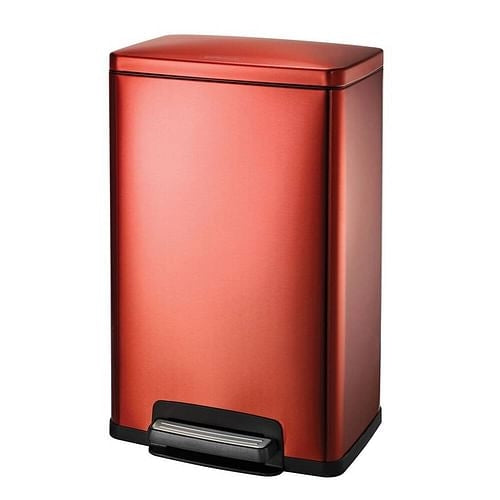 Stainless Steel 13-Gallon Kitchen Trash Can with Step Lid in Copper | Kitchen [Metal] | Kitchen + Metal
