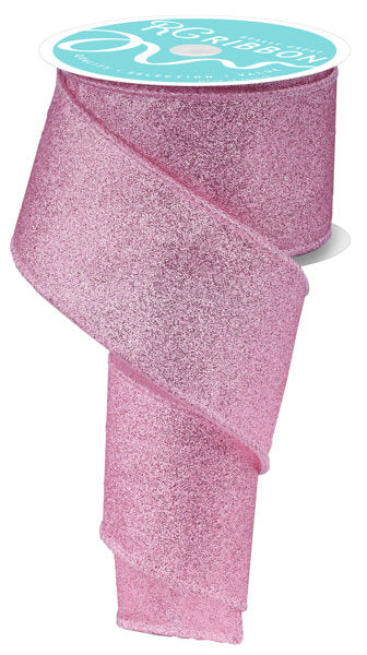 2.5"X10YD SHIMMER GLITTER PINK