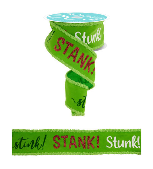 2.5"X10YD STINK STANK STUNK/VELVET/DRFT LIME/RED/WHITE/EMERALD
