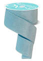 2.5"X10YD DELUXE VELVET/SATIN BACKING ICE BLUE