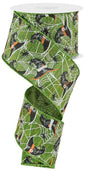 2.5"X10YD WITCH HATS AND SPIDERS MOSS/GREY/ORANGE
