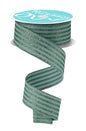 1.5"X10YD GLITTER VERTICAL STRIPE SAGE GREEN