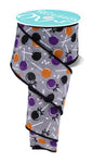 2.5"X10YD LOLLIPOPS GREY/WHT/ORANGE/BLK/PRPL
