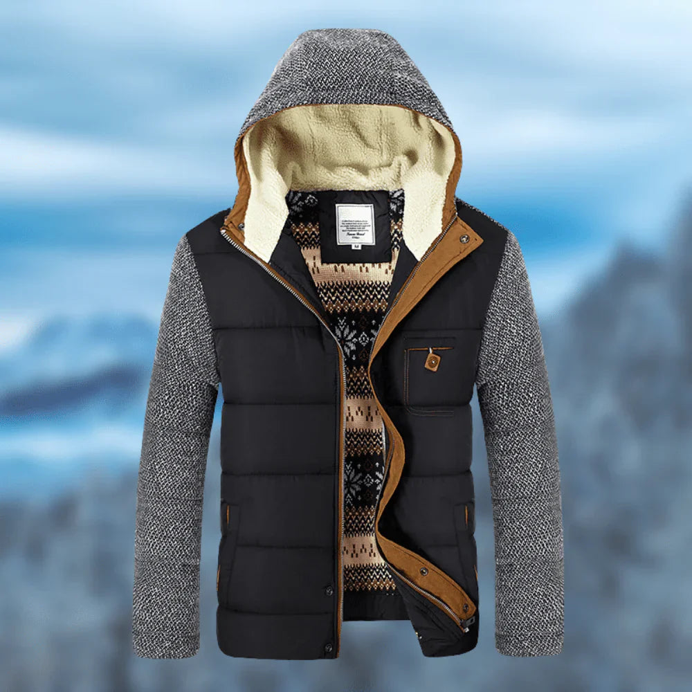 Men's Cotton Padded Hooded Jacket - MOQ 200pcs