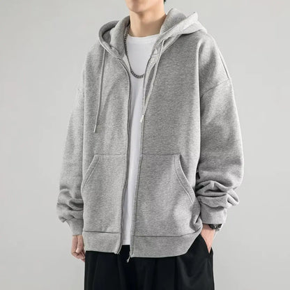 Men's Hooded Jacket Autumn 2023 Casual Cardigan