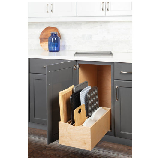 Wood Single Drawer Cookware Rollout