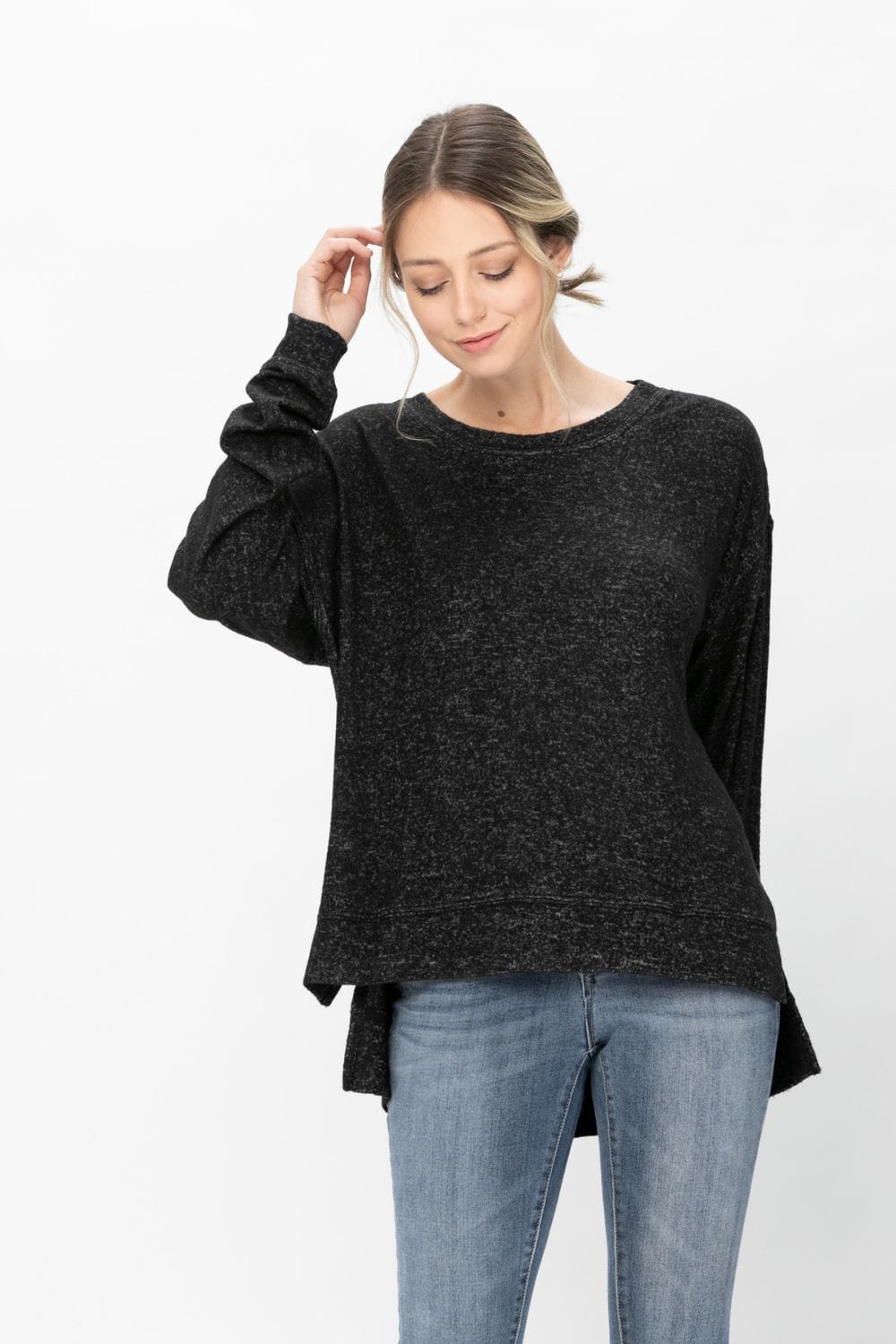 Casual Long Sleeve Round Neck T Shirts Blouses Sweatshirts Tops | Apparel | Kitchen + Metal