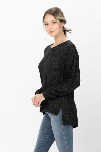 Casual Long Sleeve Round Neck T Shirts Blouses Sweatshirts Tops | Apparel | Kitchen + Metal