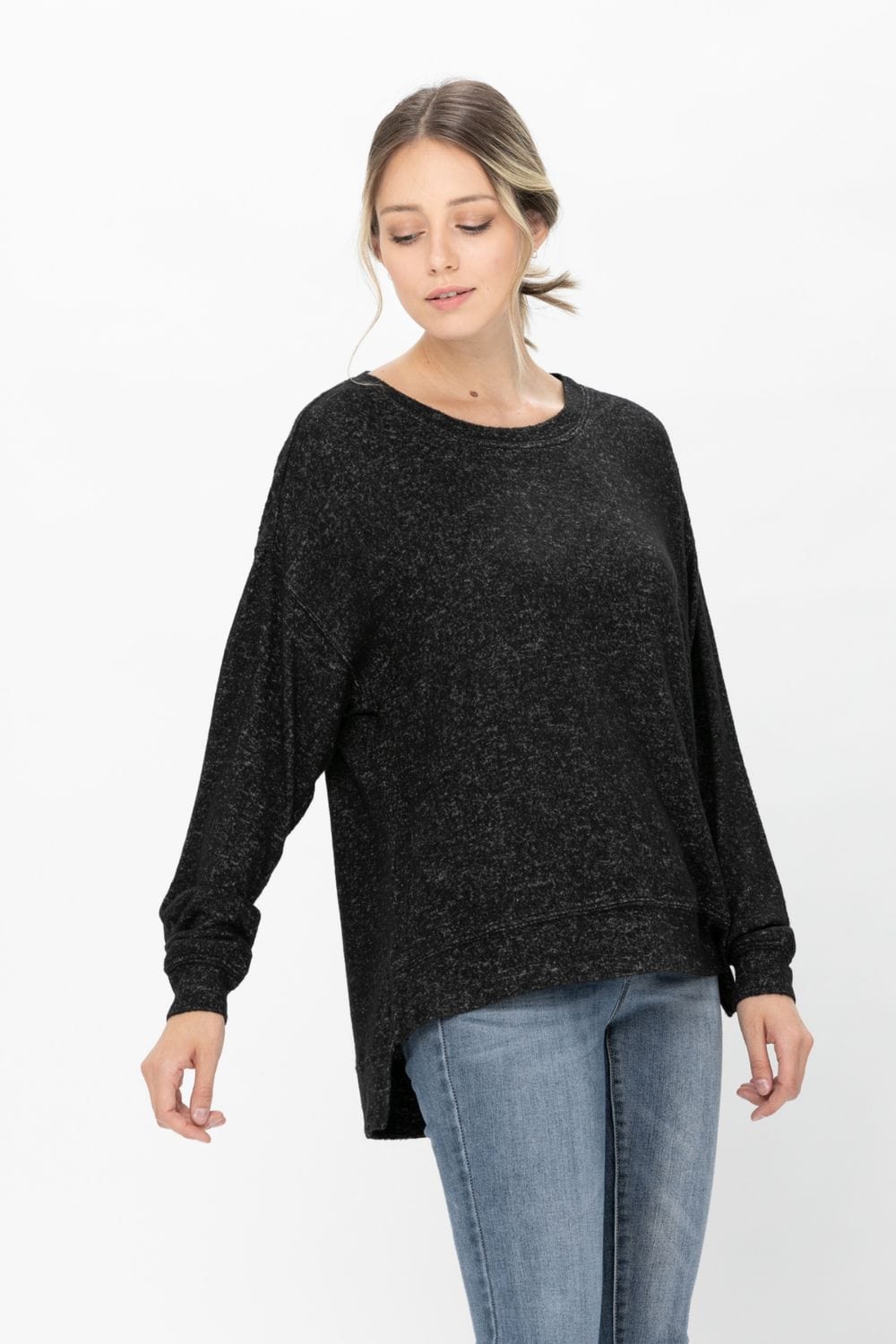 Casual Long Sleeve Round Neck T Shirts Blouses Sweatshirts Tops | Apparel | Kitchen + Metal