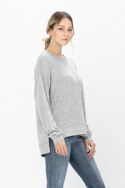 Casual Long Sleeve Round Neck T Shirts Blouses Sweatshirts Tops | Apparel | Kitchen + Metal