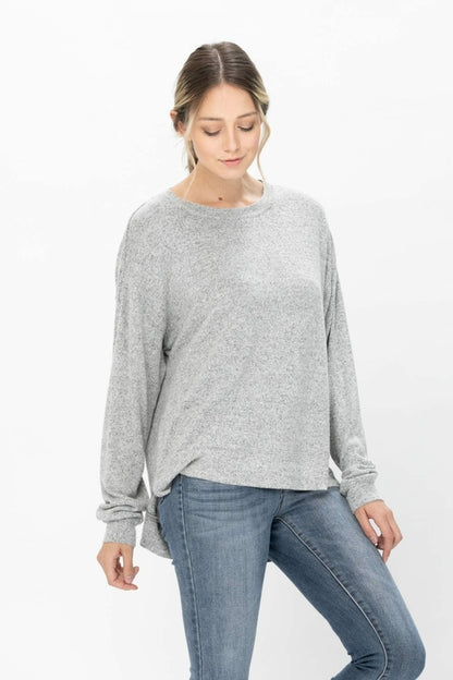 Casual Long Sleeve Round Neck T Shirts Blouses Sweatshirts Tops | Apparel | Kitchen + Metal