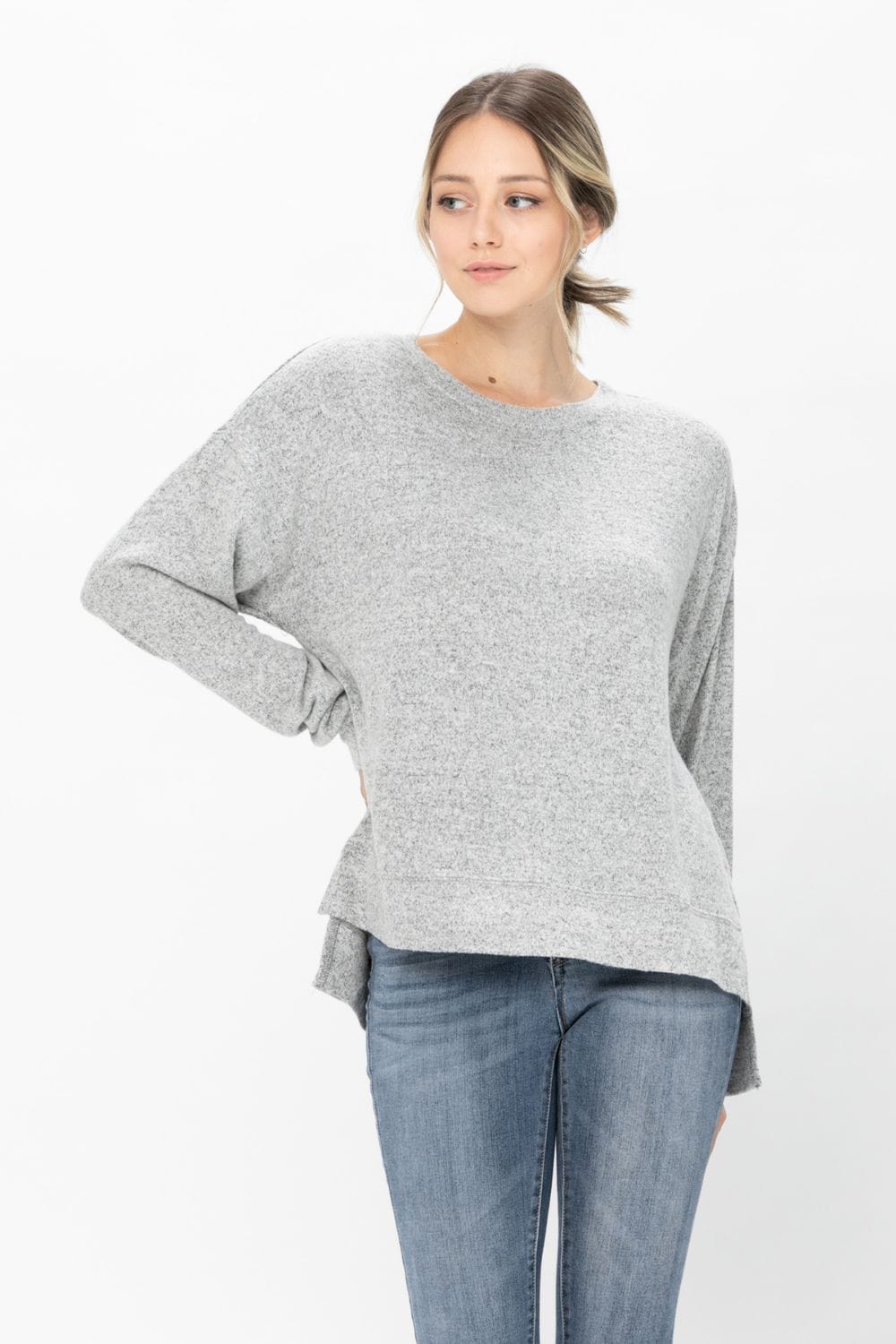 Casual Long Sleeve Round Neck T Shirts Blouses Sweatshirts Tops | Apparel | Kitchen + Metal