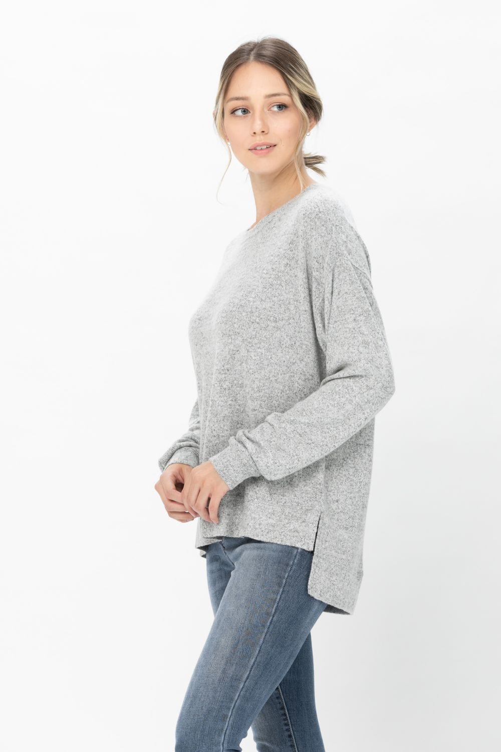 Casual Long Sleeve Round Neck T Shirts Blouses Sweatshirts Tops | Apparel | Kitchen + Metal