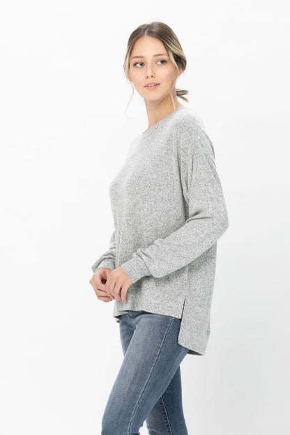 Casual Long Sleeve Round Neck T Shirts Blouses Sweatshirts Tops | Apparel | Kitchen + Metal