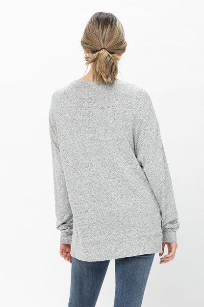 Casual Long Sleeve Round Neck T Shirts Blouses Sweatshirts Tops | Apparel | Kitchen + Metal