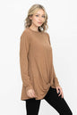 Comfy Soft Casual Twist Knot Tunics Tops Blouses T Shirts | Apparel | Kitchen + Metal